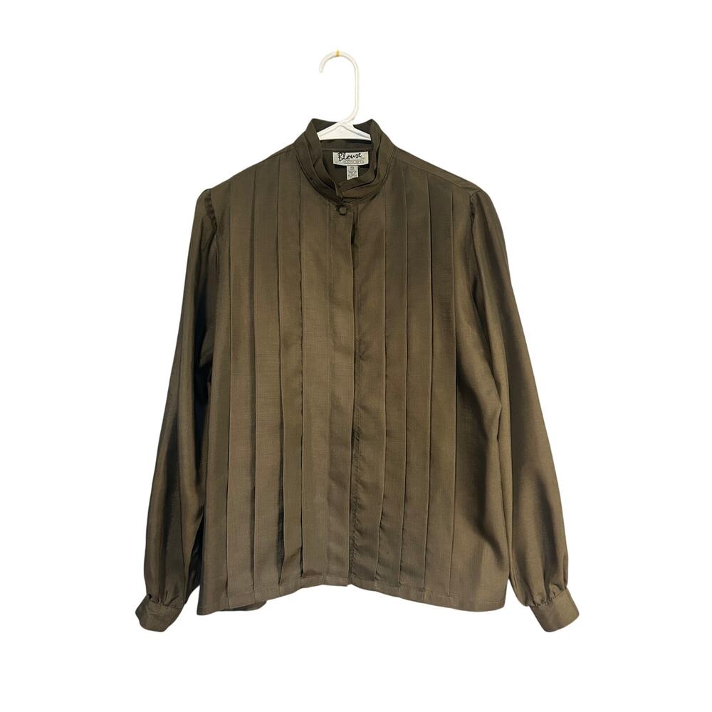 Blouse Concepts Women's Forest Green Blouse Size 10